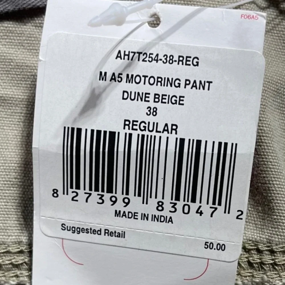 The‎ North Face A5 Series Mens Motoring Pants 38 Regular Dune Beige